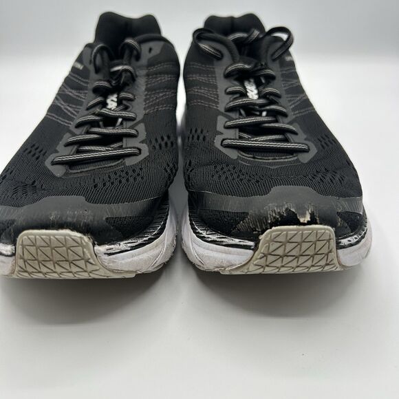 Hoka One One Clifton 6 Women’s Size 8 Running Shoes Black White 1102873 BWHT - Picture 11 of 16